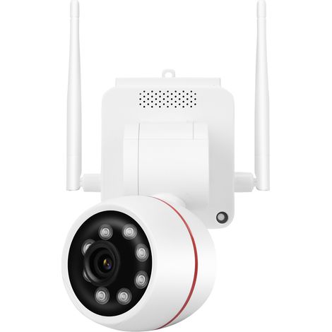 Caméra de surveillance PTZ Wi-Fi 1080p (2 millions de pixels) avec détection de mouvement humain, prise UE 100-240 V