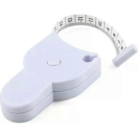 Für Körpermaßmesser, weiße Werkzeuge, automatisches Teleskop-Maßband, Körpermaßband, Nählineal, Zentimeter-Maßbänder (1/4)