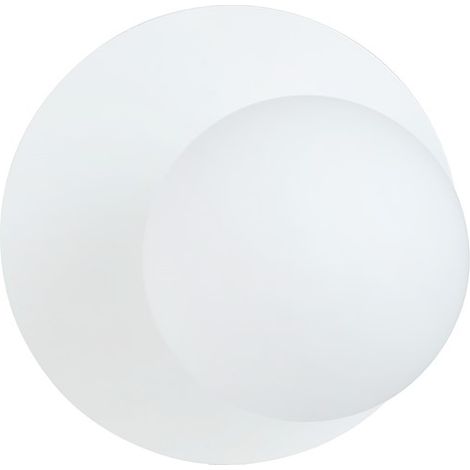 Applique da parete OSLO 1 luce bianco opale E14 Emibig (1/4)