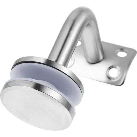 Pince Acier Inoxydable pour Main Courante Clip De Fixation pour Verre Support Mural pour Garde-Corps Escalier Quincaillerie pour Piscine Et Park Home (1/5)