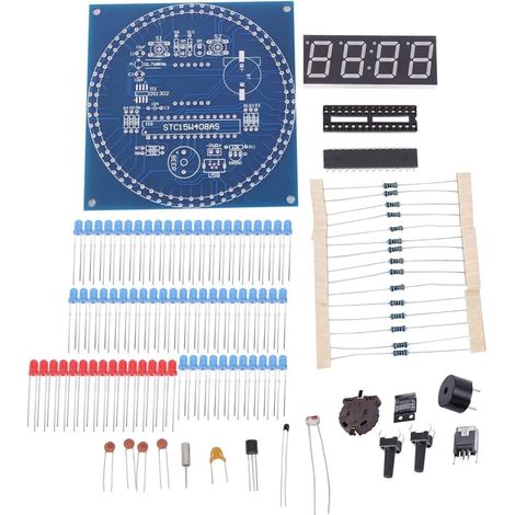 Kit d'horloge électronique rotative (1 pièce) pour circuit (1/5)