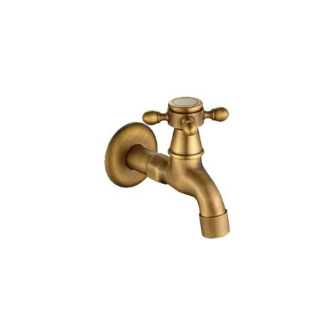 Grifo de latón antiguo, grifo de piscina, grifo de cocina/jardín [grifo de caño] - Crezuo (1/4)