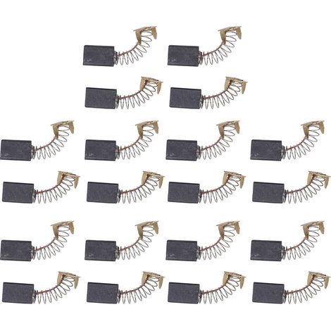 Set mit 20 Kupfer-Motorkohlebürsten (5x11x16mm) für Bohrmaschinen und Schleifmaschinen (1/5)