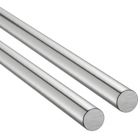VEVOR Asta di Movimento Lineare 2 pezzi 25 mm x 1000 mm, Albero della Barra Lineare in Acciaio al Carbonio SFC25, Asta per Guide Lineari per Macchina da Taglio, Rettifica, Fresatura Perforazione