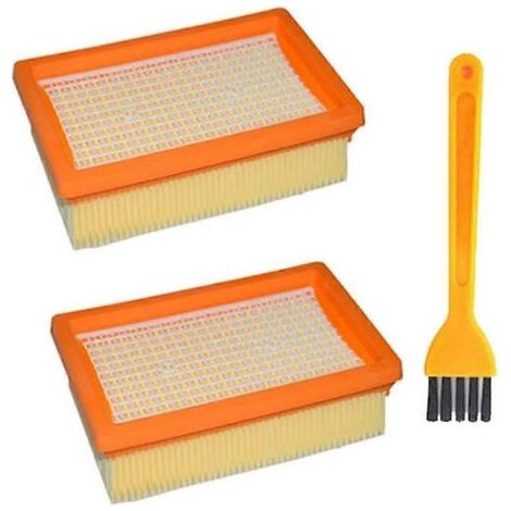 Lot de 2 filtres de rechange pour aspirateur eau et poussière KARCHER MV4 MV5 MV6 WD4 WD5 WD6 - Filtre HEPA 2.863-005.0 (1/5)