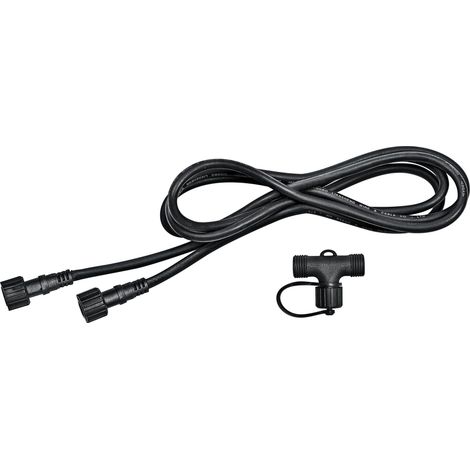 LEDVANCE ENDURA HYBRID CONNECTOR Composants pour lampes hybrides, noir, plastique, IP67, solaire et réseau, applications polyvalentes, installation facile. (1/5)