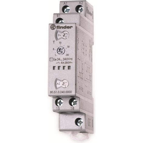 Finder Multifunktions-Minuterie Modulares Weiß