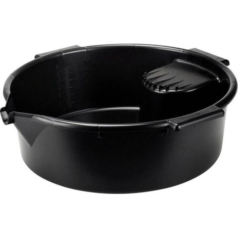 7-Liter-Auffangwanne aus Polyethylen – Abmessungen: 400 x 390 x 120 mm – Öl- und benzinbeständig – Zum Entleeren und Reinigen – Y423092