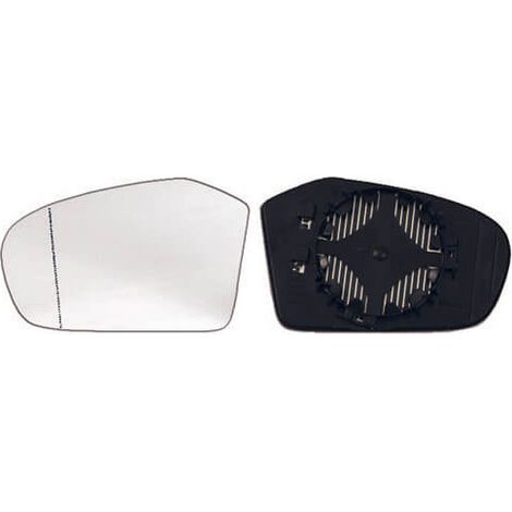 Verre de rétroviseur gauche chauffant Mercedes Classe A W169 phase 1 2004-2008