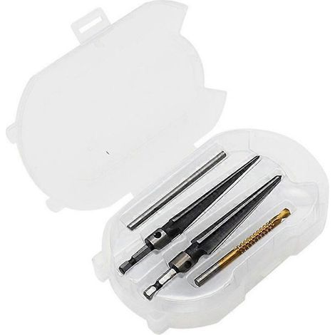 1 jeu d'alésoirs coniques manuels 5-16 mm 3-13 mm pour trous de goupilles de chevalet, pour machiniste et luthier. (1/5)