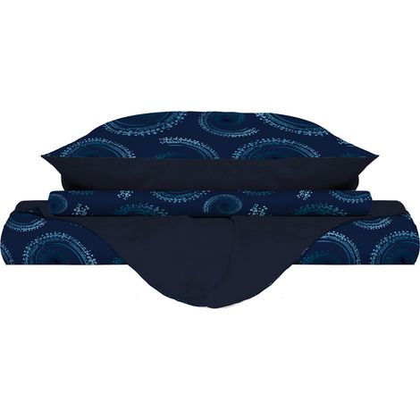 Copripiumino Singolo Double Face con Federe Stampato Vortex (1/5)