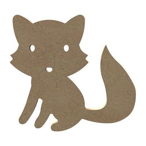 Raton laveur en bois MDF à décorer - 15 cm