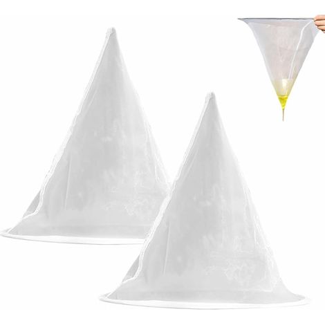 2 Pièces Tamis Filtre à Miel, Tamis D'apiculture de Miel, Tamis à Miel en Nylon, Il Convient aux Apiculteurs et Peut être Utilisé pour Filtrer les Impuretés Dans le Miel(Nylon)
