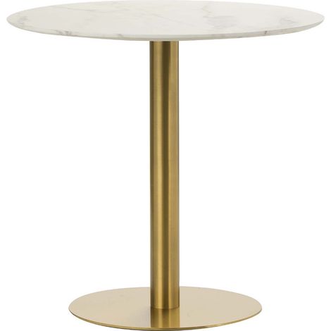 Calgary Edelstahl Esstisch 80x80x75 cm (1/5)
