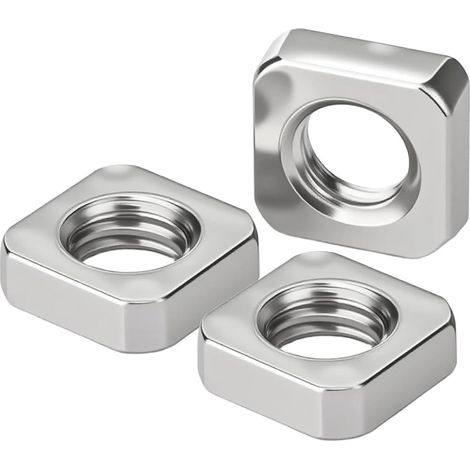 Écrous carrés en acier inoxydable A2 ZLWei M3 M4 M5 M6 M8 M10 M12, lot (1/5)