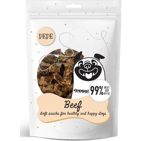 Pet Box PEPE mini chunkies Friandises pour chiens - Bœuf Bœuf 70 g (1/2)