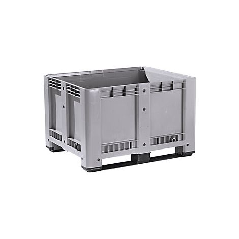 Contenedor grande  capacidad 610 l  6 patas y listones de