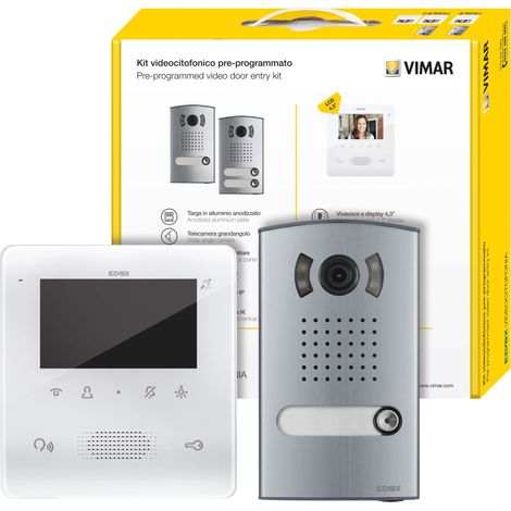 VIMAR - 7558/E Kit video 2F+ mono Tab 4,3 vivavoce