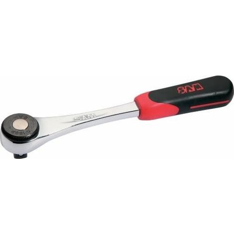 Cliquet tête ronde 1/2" à inversion centrale PUSH S-159P - SAM (1/2)