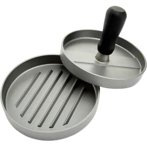 Les moules à hamburgers antiadhésifs permettent de réaliser des galettes de taille uniforme les moules à hamburgers ronds assurent une cuisson homogène. (1/5)