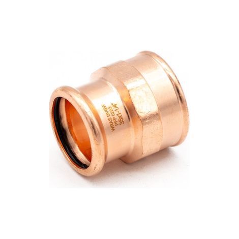 PrimaPress 35mm Copper Press Fitting FI Coupler - 50Yr Warranty