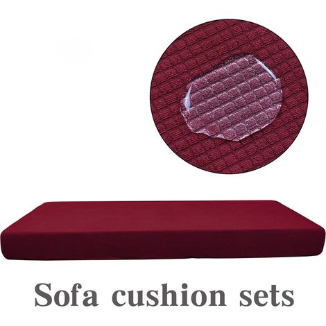 Housse De Coussin De Canapé - Imperméable - Extensible - Pour 1 À 4 Places - Polyester - Lavable En Machine (1/3)