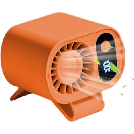 Ventilateur clip nomade – 15 000 tr/min – Silencieux – Batterie rechargeable – Clip ceinture/col/sac – Pose bureau – Pour voyages, rando, études – Mains libres – Fraîcheur (1/4)