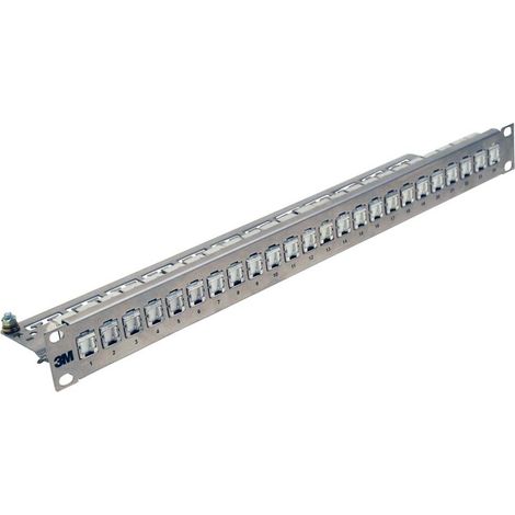 Corning Patchpanel 24 Ports 1HE mit Cat6A PL Modulen UU001622826
