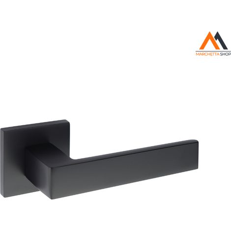 MANIGLIA ALU BLUE C/RB Q 50 F/CHIAVE NERO OPACO