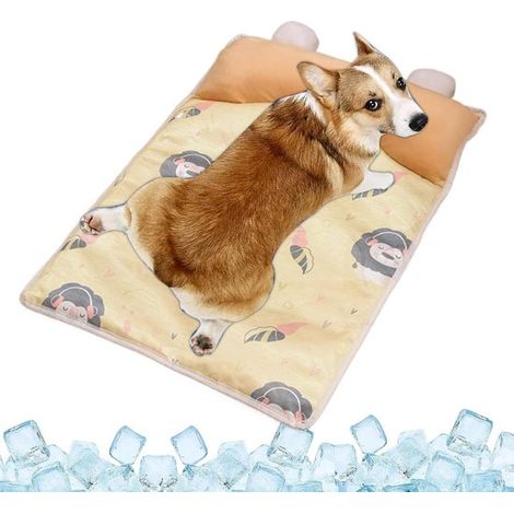 Alfombrilla refrescante para perros, talla S, 45 cm x 35 cm, después del ejercicio, sofá, jaula, caseta, camas para perros, camas para gatos (1/5)