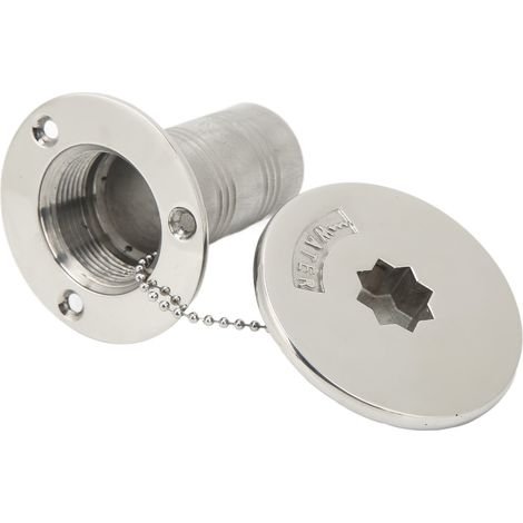 Bouchon de remplissage de carburant marin de 38 mm (1,5 pouce) pour bateau, yacht ou caravane (1/5)