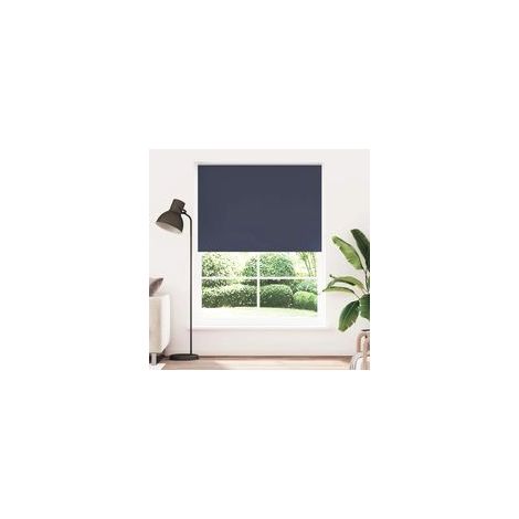 Tenda a rullo oscurante 144,4 x 230 cm, larghezza tessuto 140 cm, blu navy - Crezuo (1/4)