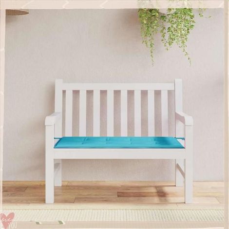 Coussin / Tapis de chaise - VINGVO - Uni - Turquoise - 100 x 50 x 3 cm - Tissu Oxford (1/5)
