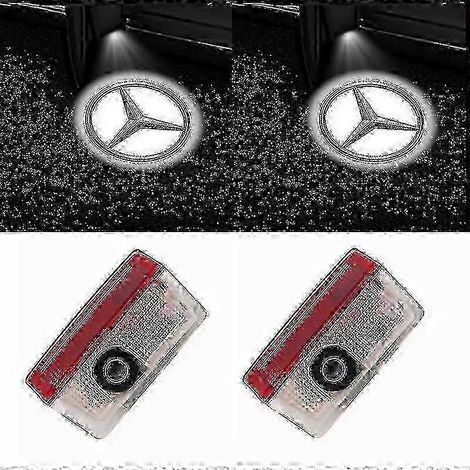 projecteurs de logo LED pour portières de voiture Mercedes-Benz CLS E (1/4)