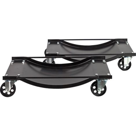 Kfz / PKW Wagenheber Rangierhilfe Rollbrett im Set (2 Stk) bis 450kg pro Stk. (1/5)