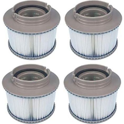 Juego de 4 filtros de repuesto para la bomba de cartucho de filtro MSPA FD2089, compatible con todos los spas MSPA actuales. (1/4)