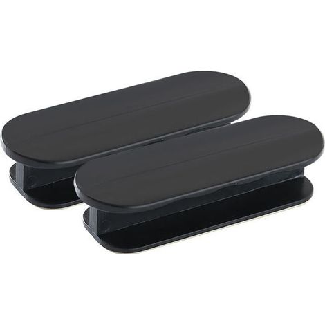 2 poignées de porte, adhésives sans perçage, ABS, pour balcon portes armoires tiroirs meubles fenêtres réfrigérateurs (1/4)