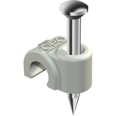 Multipack OBO NAGEL-CLIPS F.KABEL 6MM WEISS (2006 25 RW) - 100 Stück (1/2)