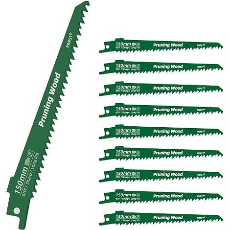 Sabre Saw Blade for Wood, 150 mm for Tree Pruning, Coarse, Hard, Soft and Lively (1/5)