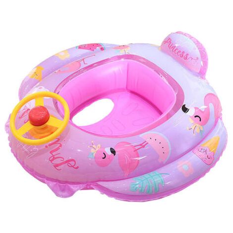 Bouée gonflable pour enfants, jouet d'été gonflable pour garçons et filles, bouée de natation à motif dessin animé pour tout-petits (1/5)