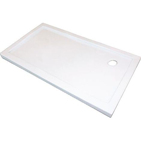 ONDEE ZEN - Receveur de douche YQUA - 80x120cm - Acrylique - Blanc - Extra-plat (1/5)