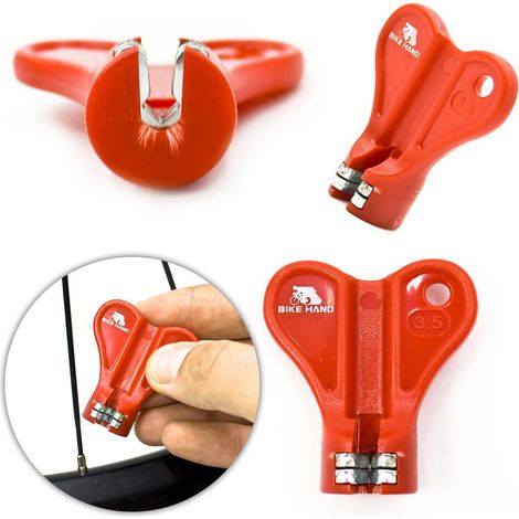 Clé de centrage Bike Hand YC-1R-3, 3,5 mm, rouge (1/5)