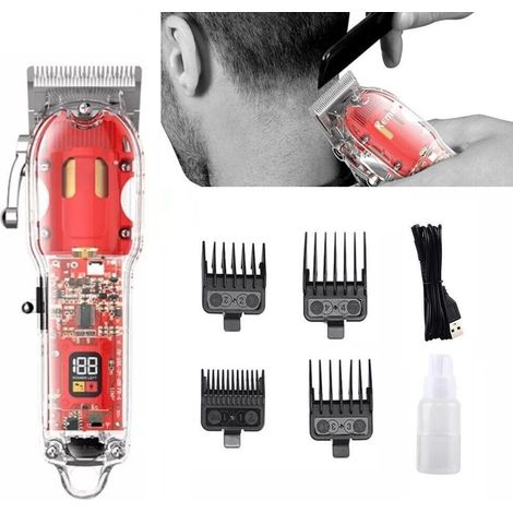TRADE SHOP - Taglia Capelli Professionale Tagliacapelli Regola Barba Rasoio Elettrico Qlf63 - (1/5)