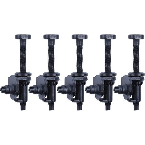 5 pièces/lot Vis de réglage de tendeur de chaîne Compatible avec Husqvarna 340 345 E 346 350 351 353 357 XP 359 EPA Tronçonneuse 503869101, 537071201 (1/5)