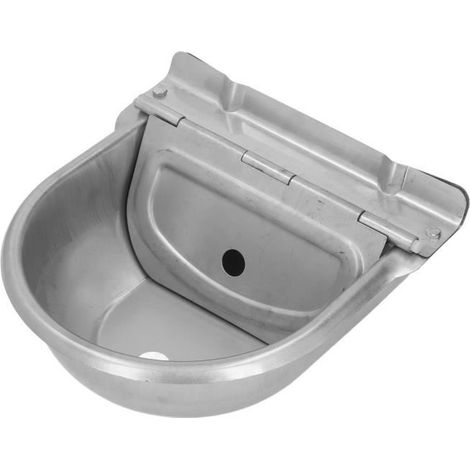 Wandmontierte Edelstahl-Tränkeschale für Kühe - Embottle - Zentrales Management - Abmessungen: 27,5 x 27 x 12 cm (1/4)