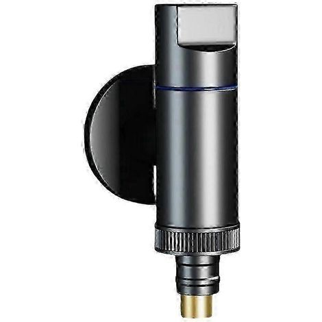 Adaptateur de robinet en laiton pour machine à laver, robinet d'eau froide simple, connecteur G1/2 G3/4, vanne gris (1/5)