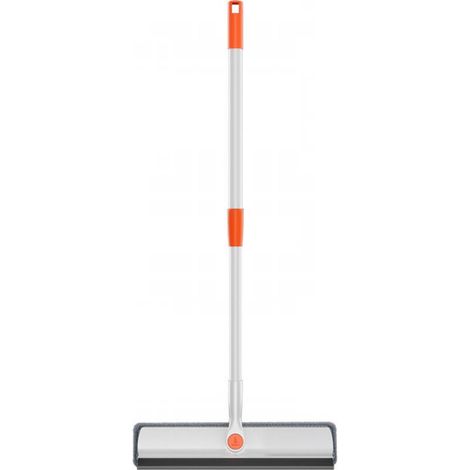 Brosse de nettoyage pour vitres, outil de nettoyage de vitres 2 en 1 avec colonne rétractable, équipement de lavage de vitres ou portes et fenêtres en verre (1/3)