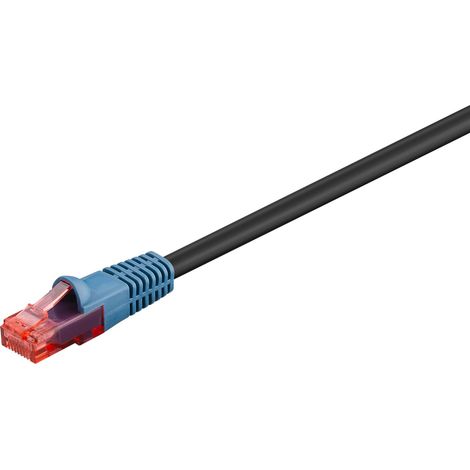 Goobay 94396 cable de red Negro 60 m Cat6 U/UTP (UTP)