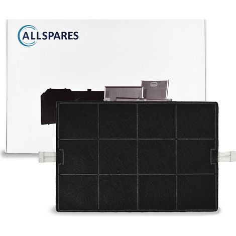 Filtro al carbone AllSpares per cappe aspiranti adatto per Bosch 00351210/351210 / DHZ5160 / Siemens LZ51600 e Neff Z5114X0 (293x200x23mm) (1/5)