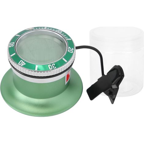 Loupe de réparation pour montres 10X avec pince, verres grossissants de lecture pour horlogerie (1/5)